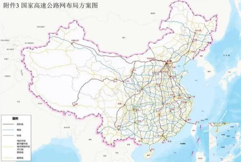 中国高速公路最新地图概览，全面解析高速公路网络